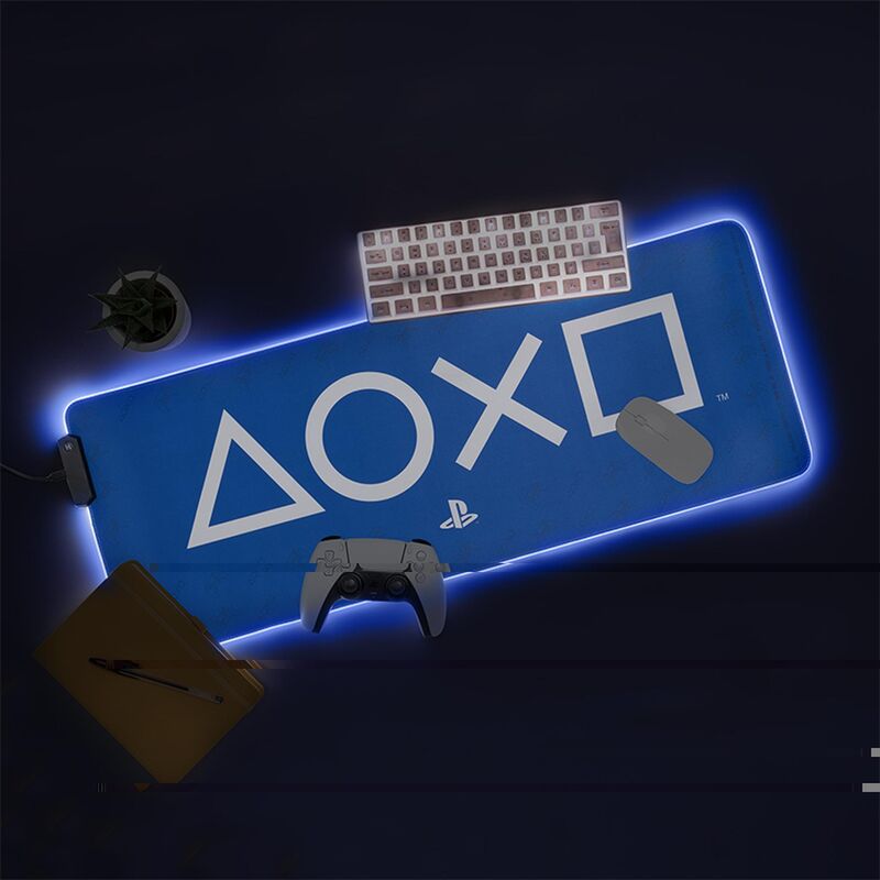 Imagen 2 de Alfombrilla Gaming Playstation Luz
