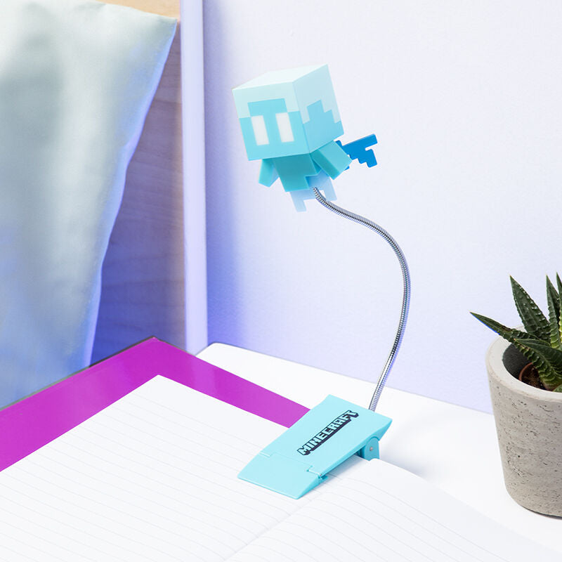 Imagen 3 - Lampara Para Libro Allay Minecraft 20Cm