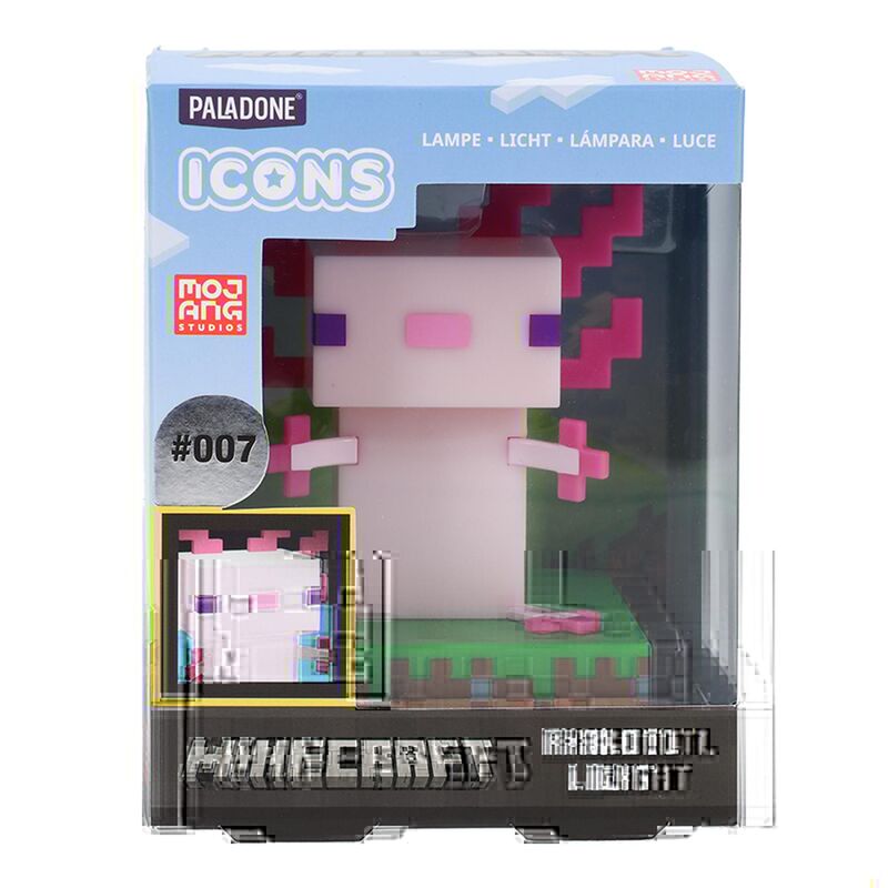 Imagen 3 - Lampara Icons Ajolote Minecraft 12Cm