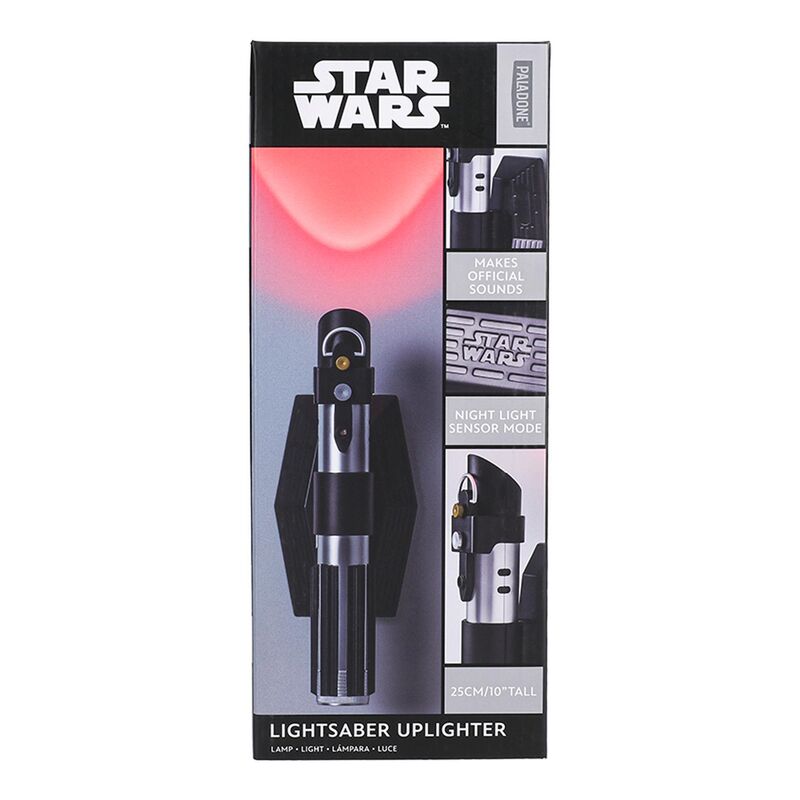 Imagen de Lampara Pared Sable Laser Darth Vader Star Wars parte de nuestra colección en Espadas y más, sitio oficial.