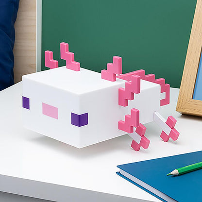 Imagen de Lampara Ajolote Minecraft 13Cm parte de nuestra colección en Espadas y más, sitio oficial.