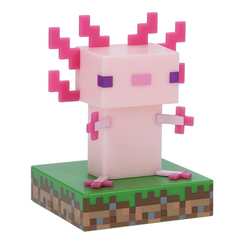 Imagen 4 - Lampara Icons Ajolote Minecraft 12Cm