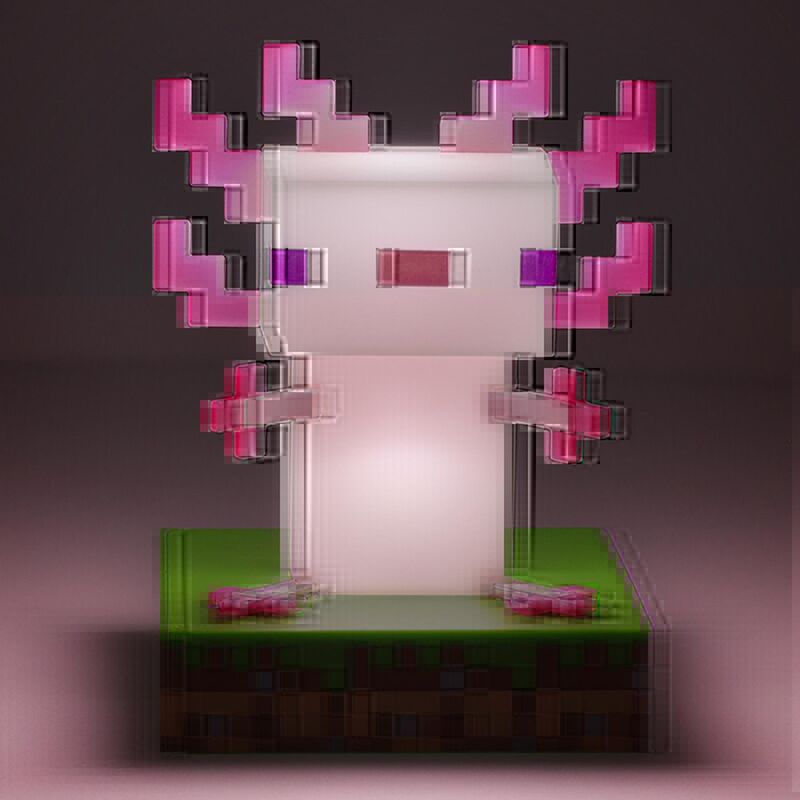 Imagen 5 - Lampara Icons Ajolote Minecraft 12Cm