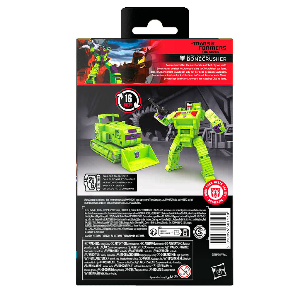 Imagen 6 - Figura Constructicon Bonecrusher Studio Series Transformers 11,5Cm