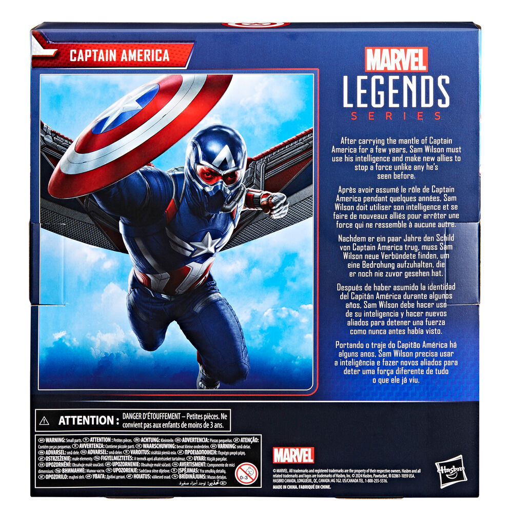 Imagen 9 - Figura Capitan America Brave New World Capitan America Marvel 15Cm