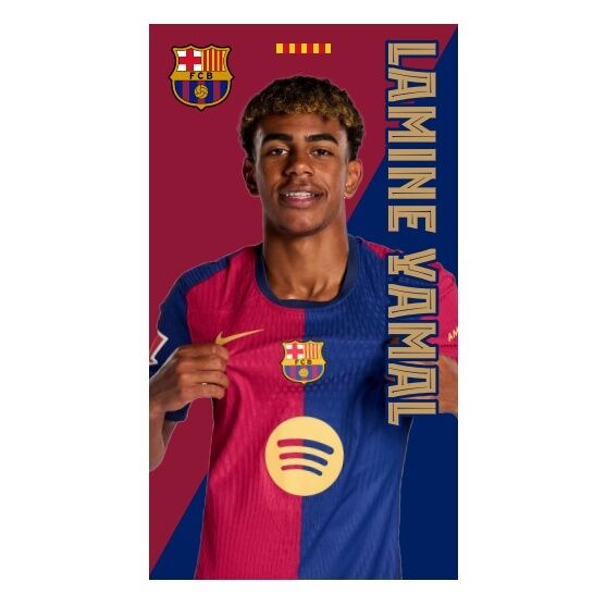Imagen 1 de Toalla Lamine Yamal Fc Barcelona Microfibra 2