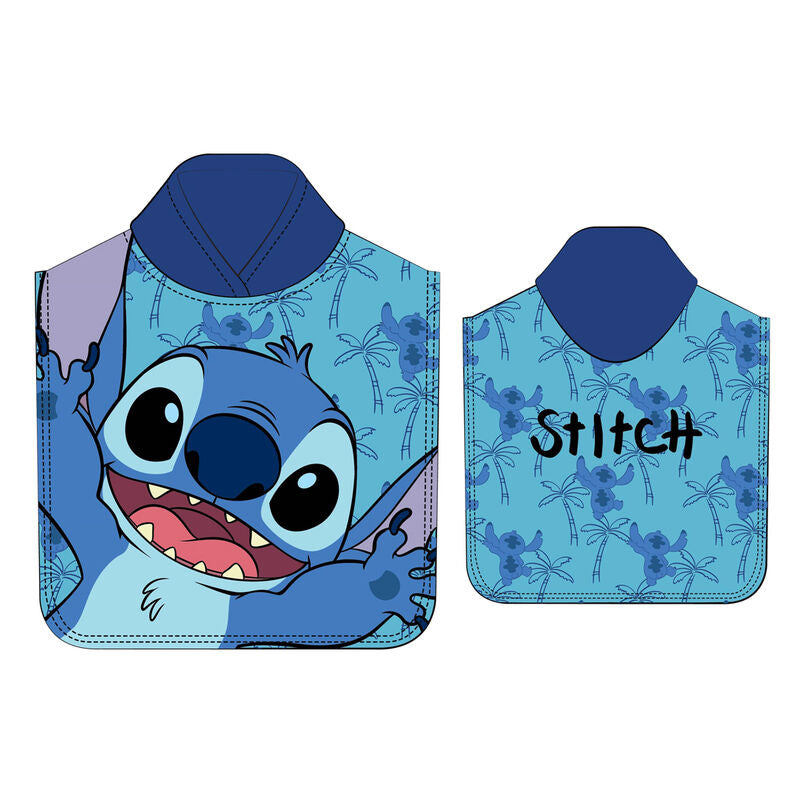 Imagen 1 - Poncho Toalla Stitch Disney Microfibra