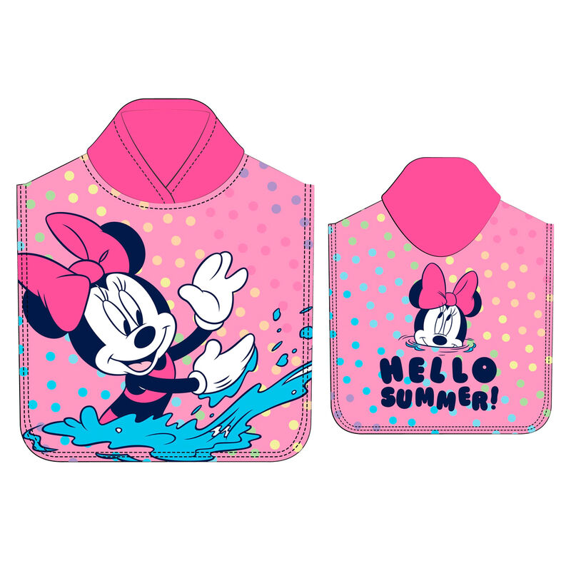 Imagen 1 de Poncho Toalla Minnie Disney Microfibra