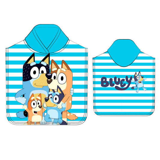 Imagen 1 - Poncho Toalla Bluey Microfibra