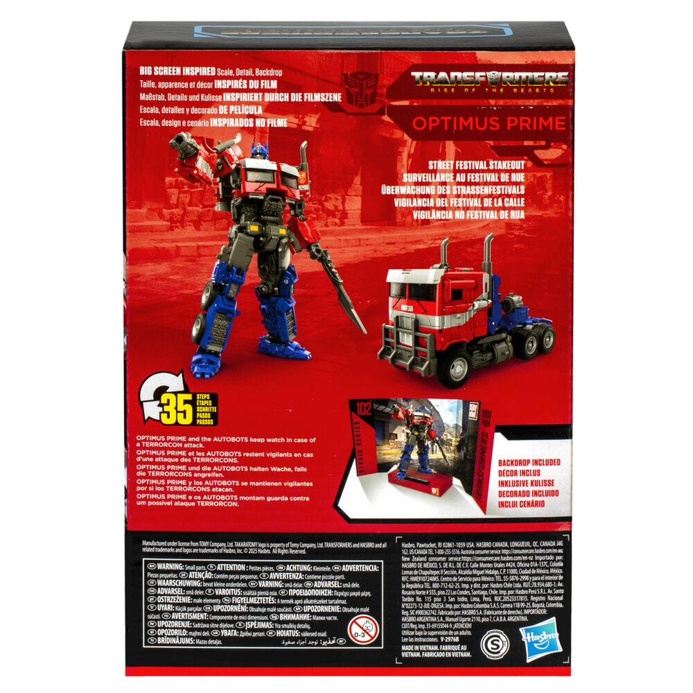 Imagen 5 - Figura Optimus Prime Studio Series El Despertar De Las Bestias Transformers 16,5Cm