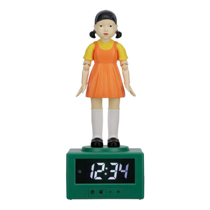 Imagen 1 - Reloj Despertador Young-hee El Juego Del Calamar 26Cm