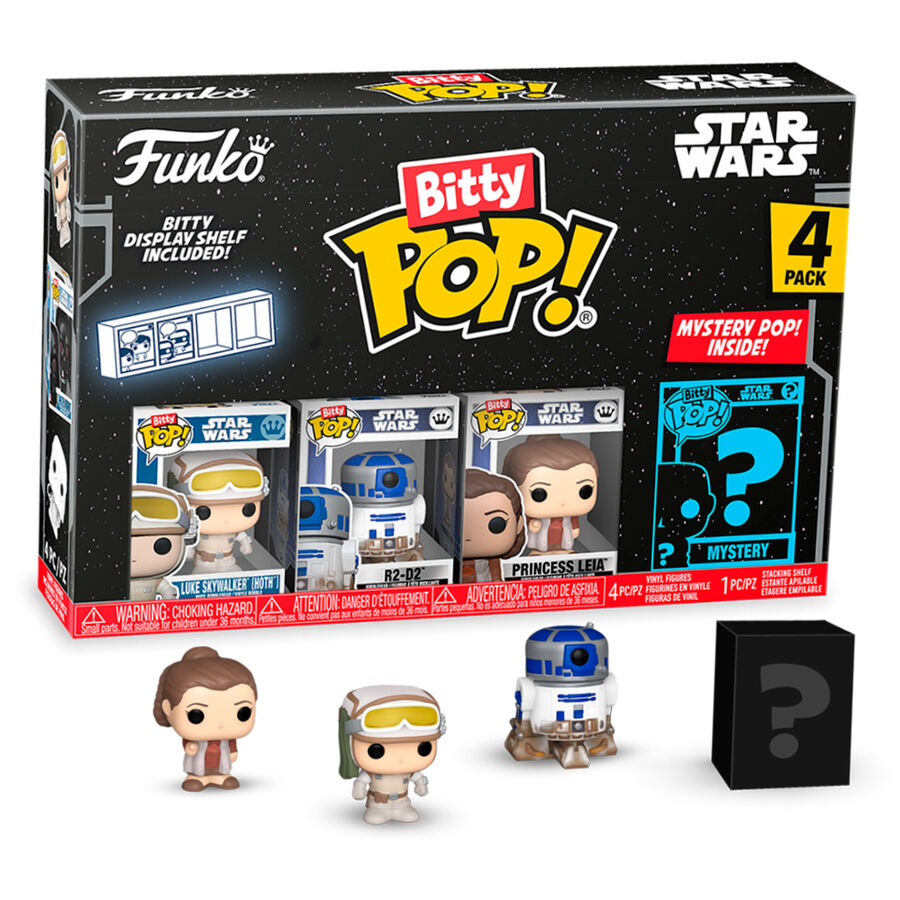 Imagen 2 - Blister 4 Figuras Bitty Pop Star Wars Luke Skywalker