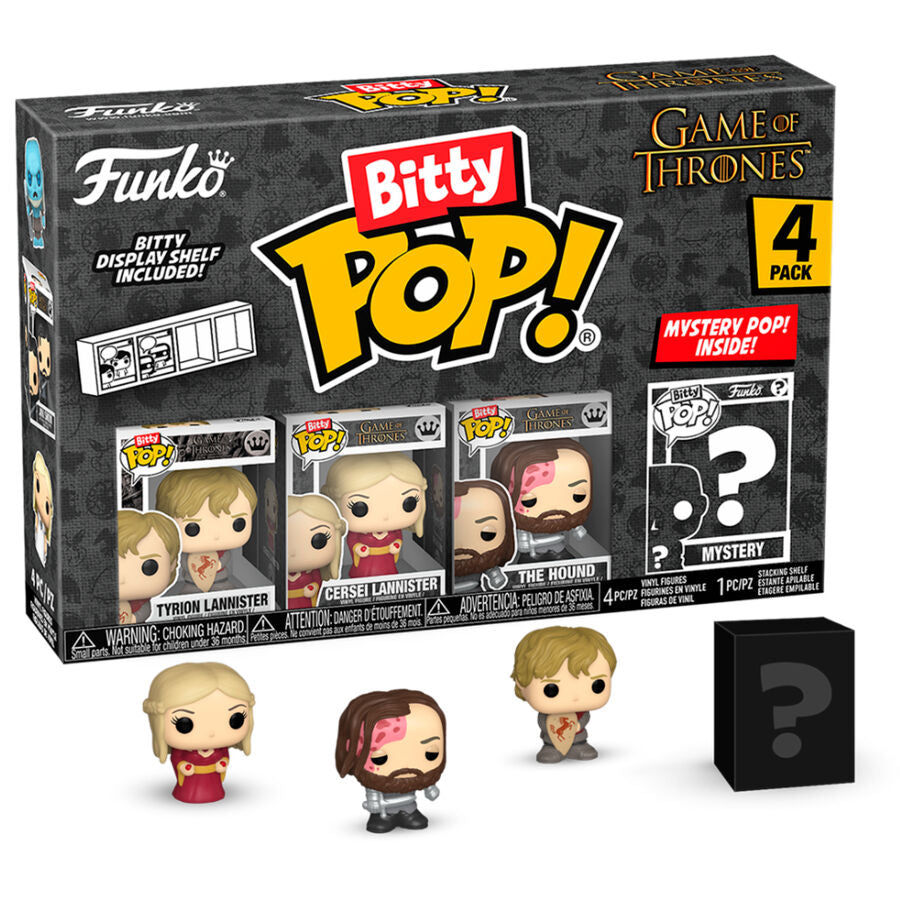 Imagen de Blister 4 Figuras Bitty Pop Juego De Tronos Tyrion parte de nuestra colección en Espadas y más, sitio oficial.