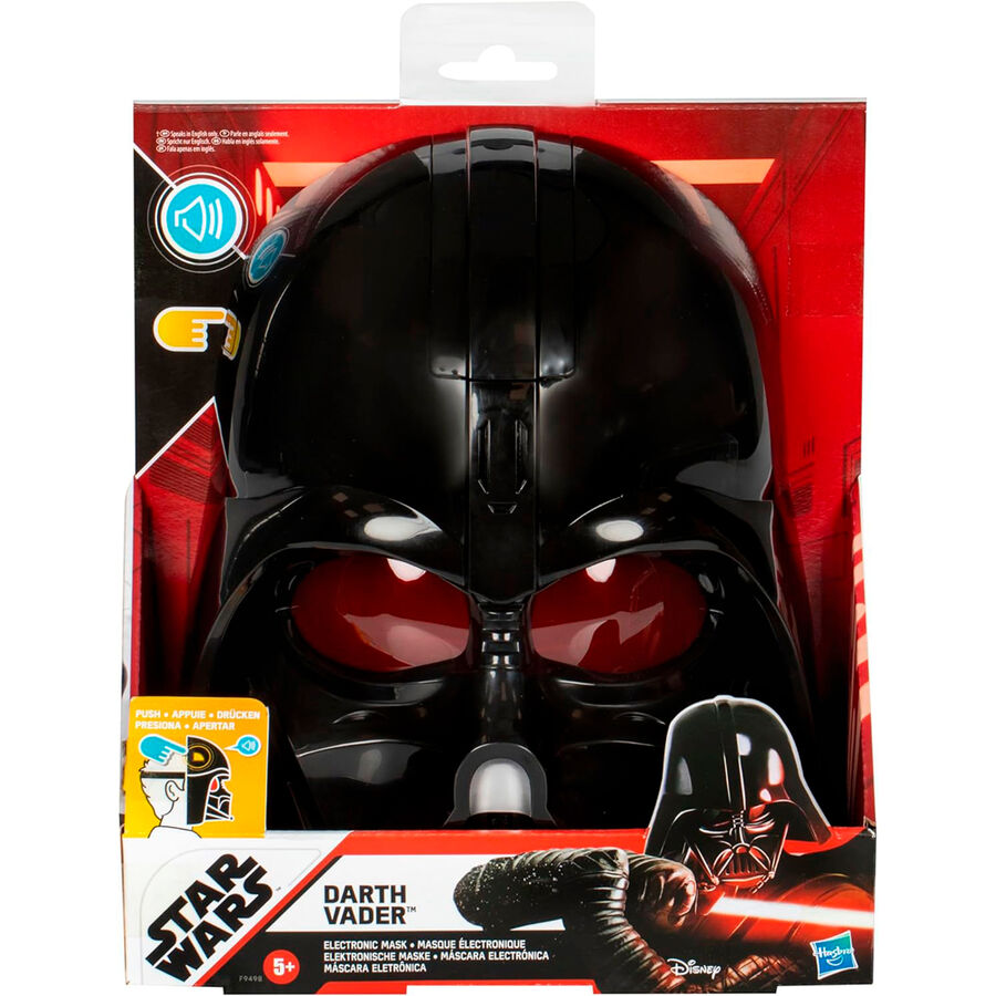 Imagen de Mascara Electronica Darth Vader Star Wars parte de nuestra colección en Espadas y más, sitio oficial.