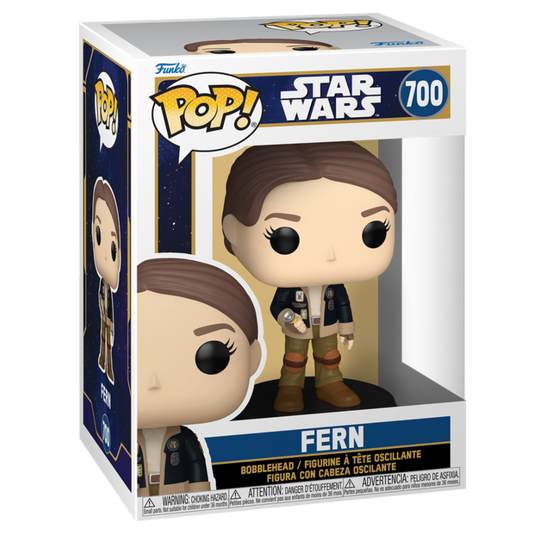 Imagen de Figura Pop Star Wars Skeleton Crew Fern parte de nuestra colección en Espadas y más, sitio oficial.