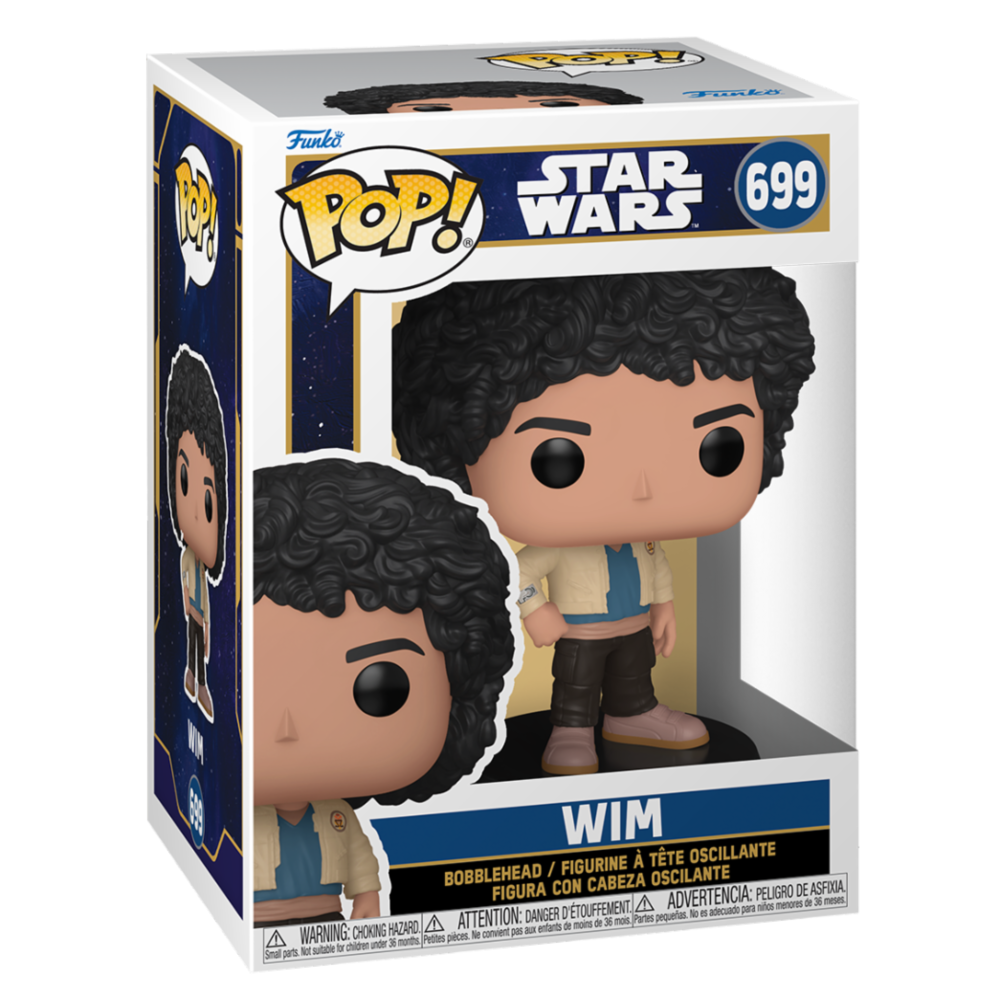 Imagen de Figura Pop Star Wars Skeleton Crew Wim parte de nuestra colección en Espadas y más, sitio oficial.