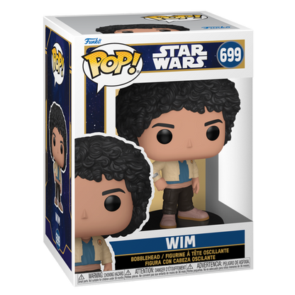Imagen de Figura Pop Star Wars Skeleton Crew Wim parte de nuestra colección en Espadas y más, sitio oficial.