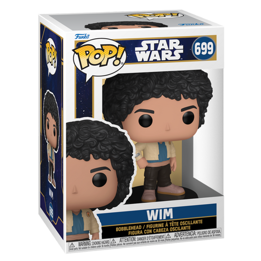 Imagen de Figura Pop Star Wars Skeleton Crew Wim parte de nuestra colección en Espadas y más, sitio oficial.