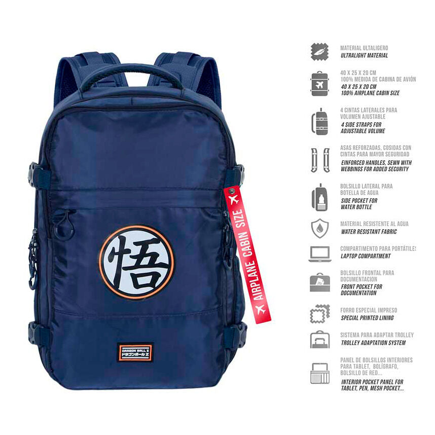 Imagen de Mochila Symbol Dragon Ball Z 40Cm parte de nuestra colección en Espadas y más, sitio oficial.
