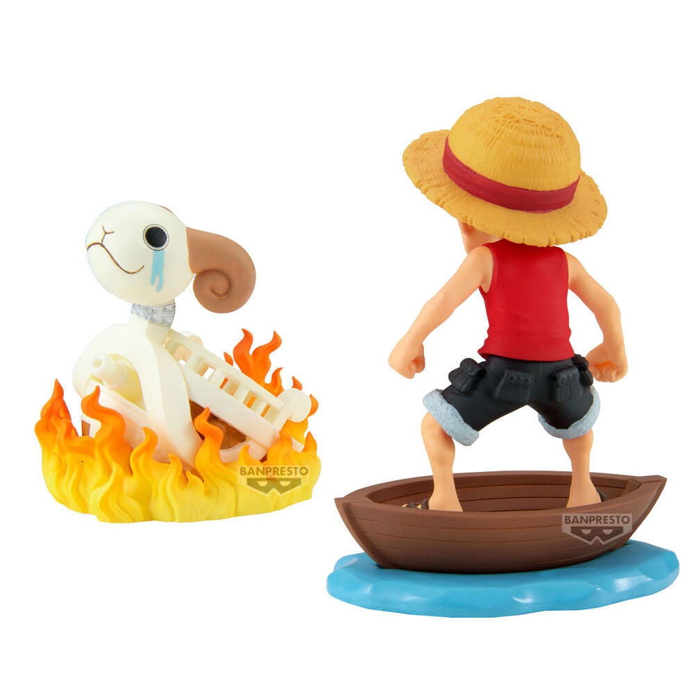 Imagen 5 - Figura Luffy &#38; Going Merry Log Stories One Piece 8Cm