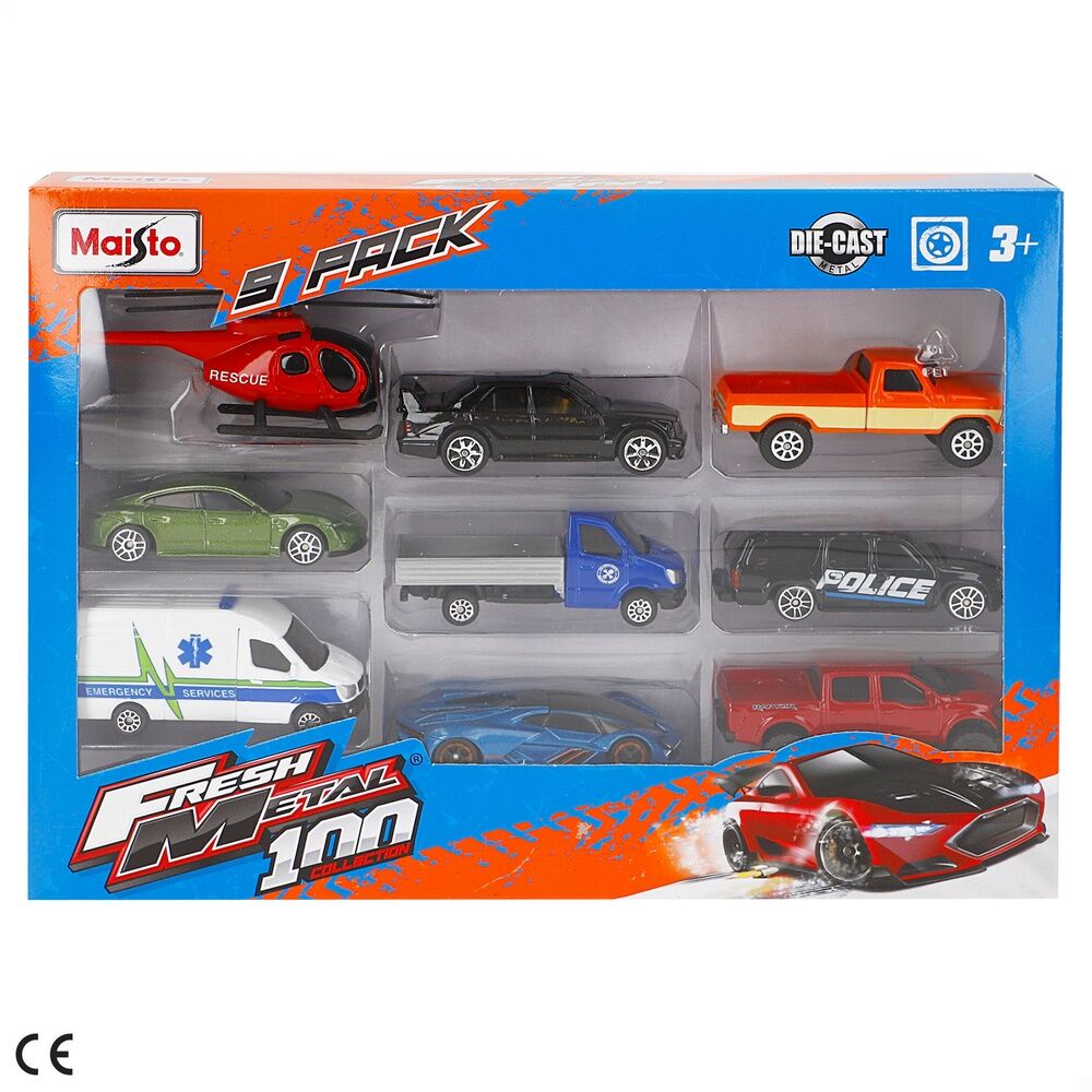 Imagen 3 - Blister 9 Coches Surtido