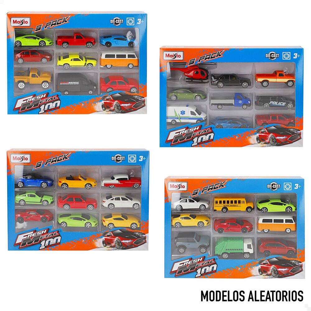 Imagen 4 - Blister 9 Coches Surtido