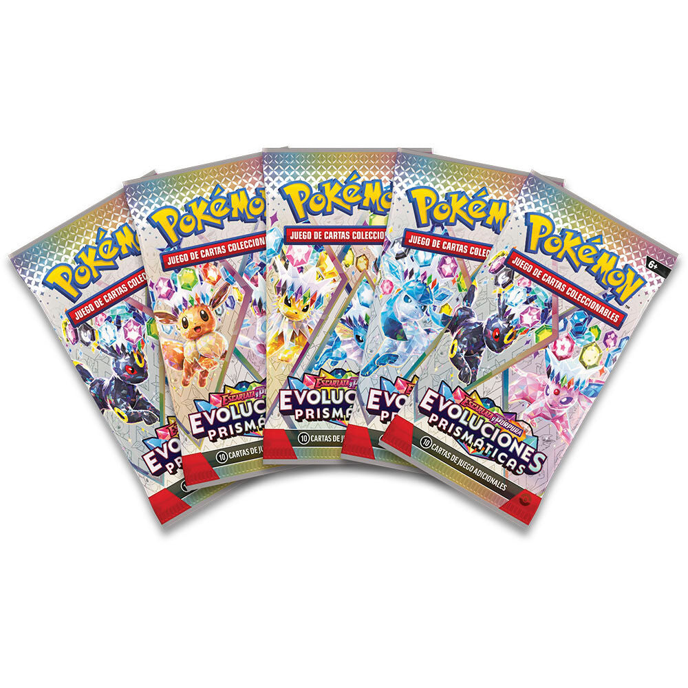 Imagen 2 - Blister Juego Cartas Coleccionables Binder Collection Evoluciones Prismaticas Pokemon Español