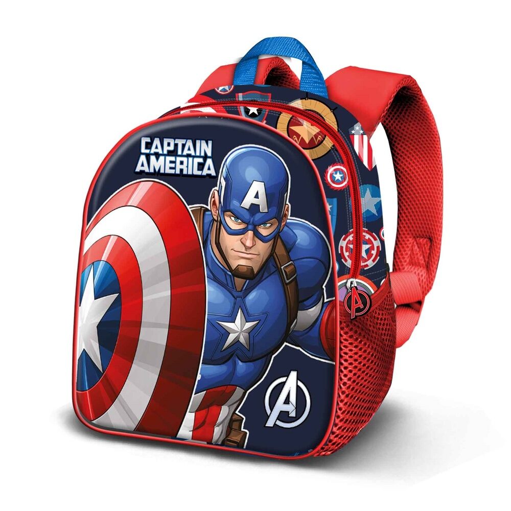 Imagen 1 - Mochila 3D Patriot Capitan America Marvel 31Cm