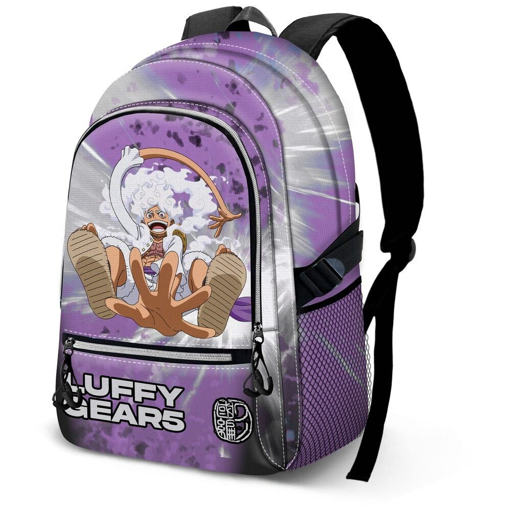 Imagen 1 - Mochila Luffy Gear 5 One Piece 44Cm Adaptable