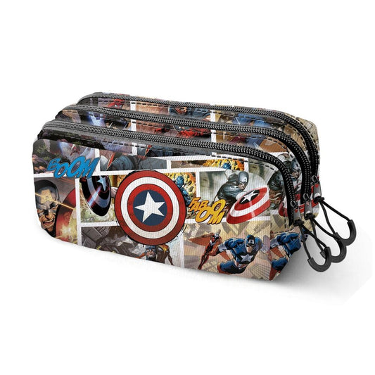 Imagen 1 - Portatodo Comic Capitan America Marvel Triple