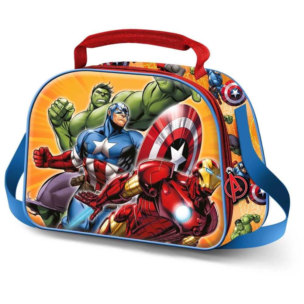 Imagen 1 - Bolsa Portameriendas 3D Attack Los Vengadores Avengers Marvel