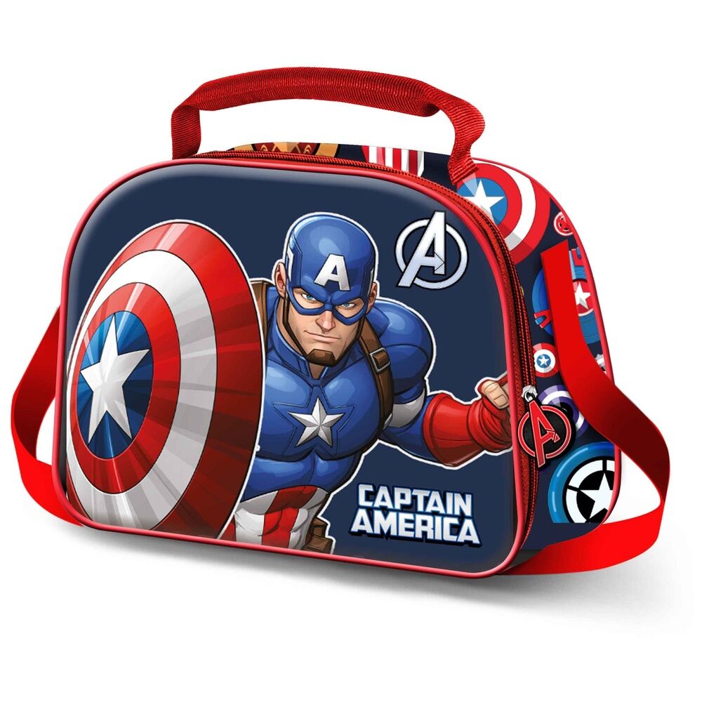 Imagen 1 - Bolsa Portameriendas 3D Patriot Capitan America Marvel