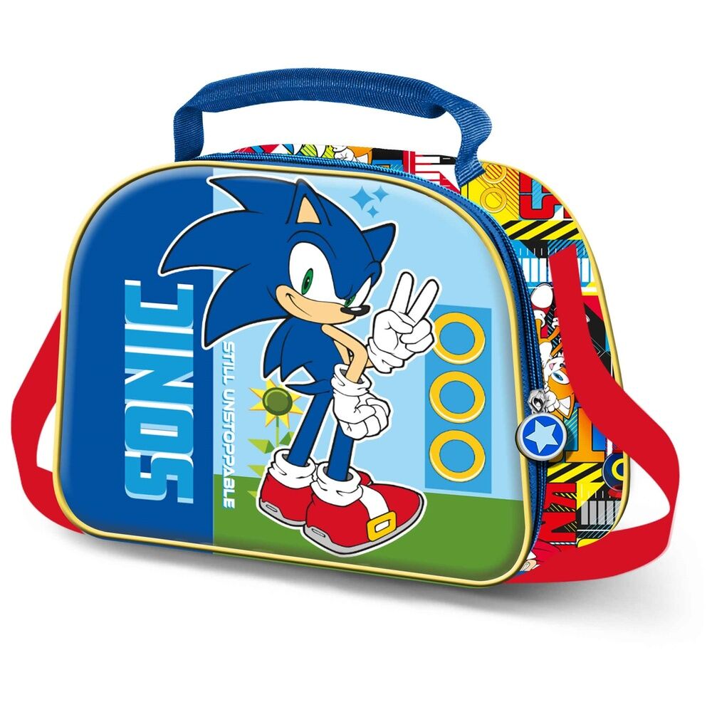 Imagen 1 - Bolsa Portameriendas 3D Sonic The Hedgehog