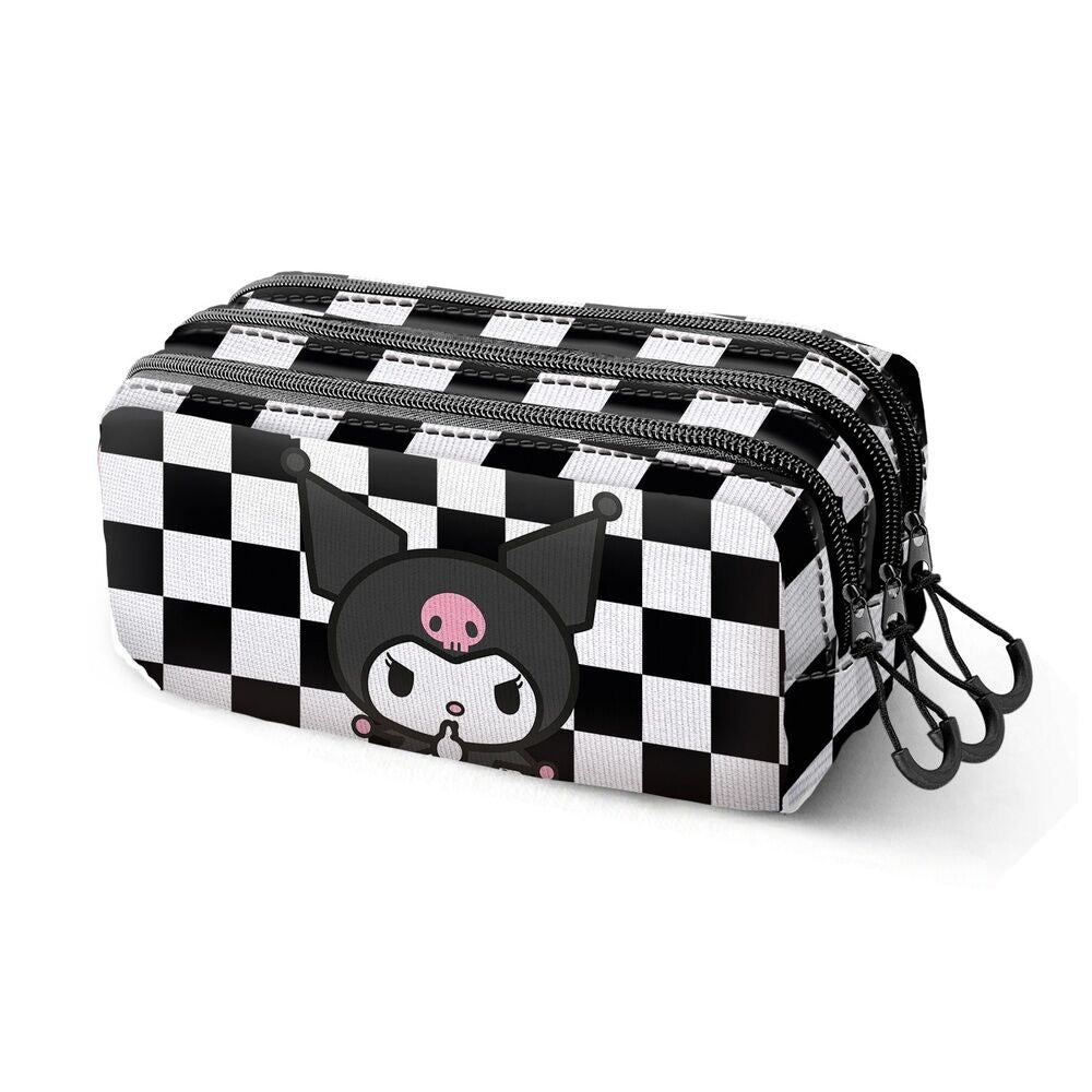 Imagen 1 - Portatodo Kuromi Hello Kitty Triple