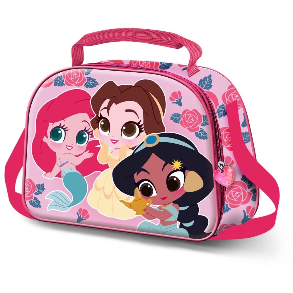 Imagen 1 - Bolsa Portameriendas 3D Flowers Princesas Disney