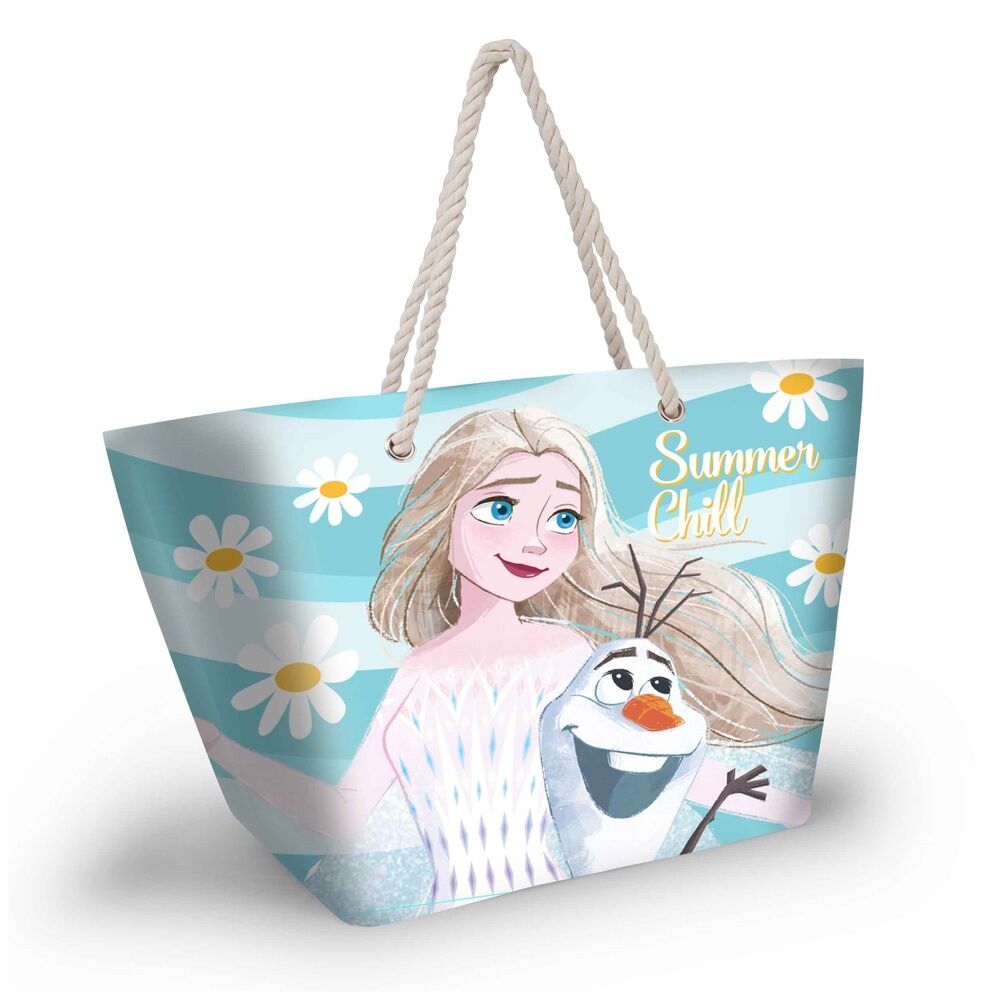 Imagen de Bolsa Playa Chill Frozen Disney parte de nuestra colección en Espadas y más, sitio oficial.