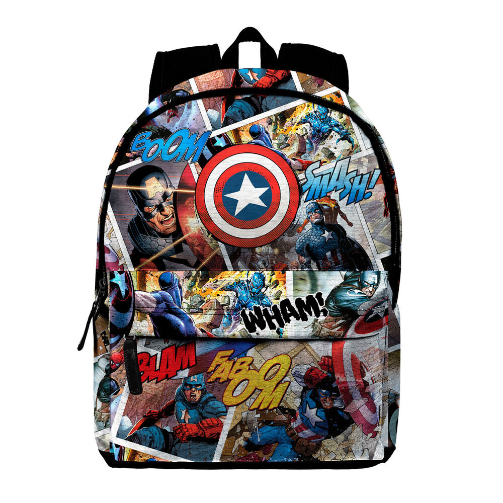 Imagen de Mochila Comic Capitan America Marvel 35Cm parte de nuestra colección en Espadas y más, sitio oficial.