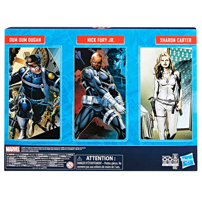 Imagen 5 - Blister 3 Figuras Dum Dum Dugan Nick Fury Jr Sharon Carter Capitan America Marvel Legends Series