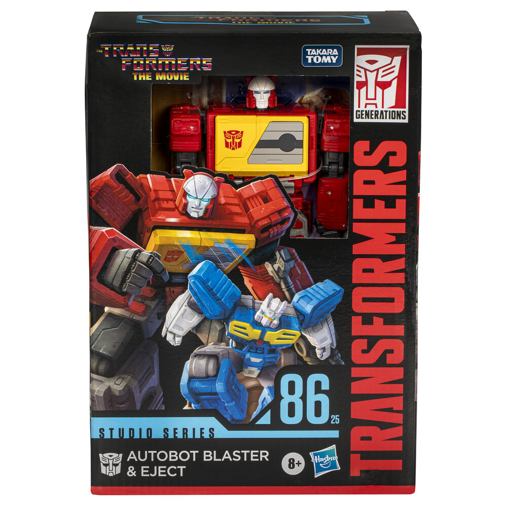 Imagen 1 - Figura Autobot Blaster & Eject Voyager Class Transformers Studio Series 16,5Cm
