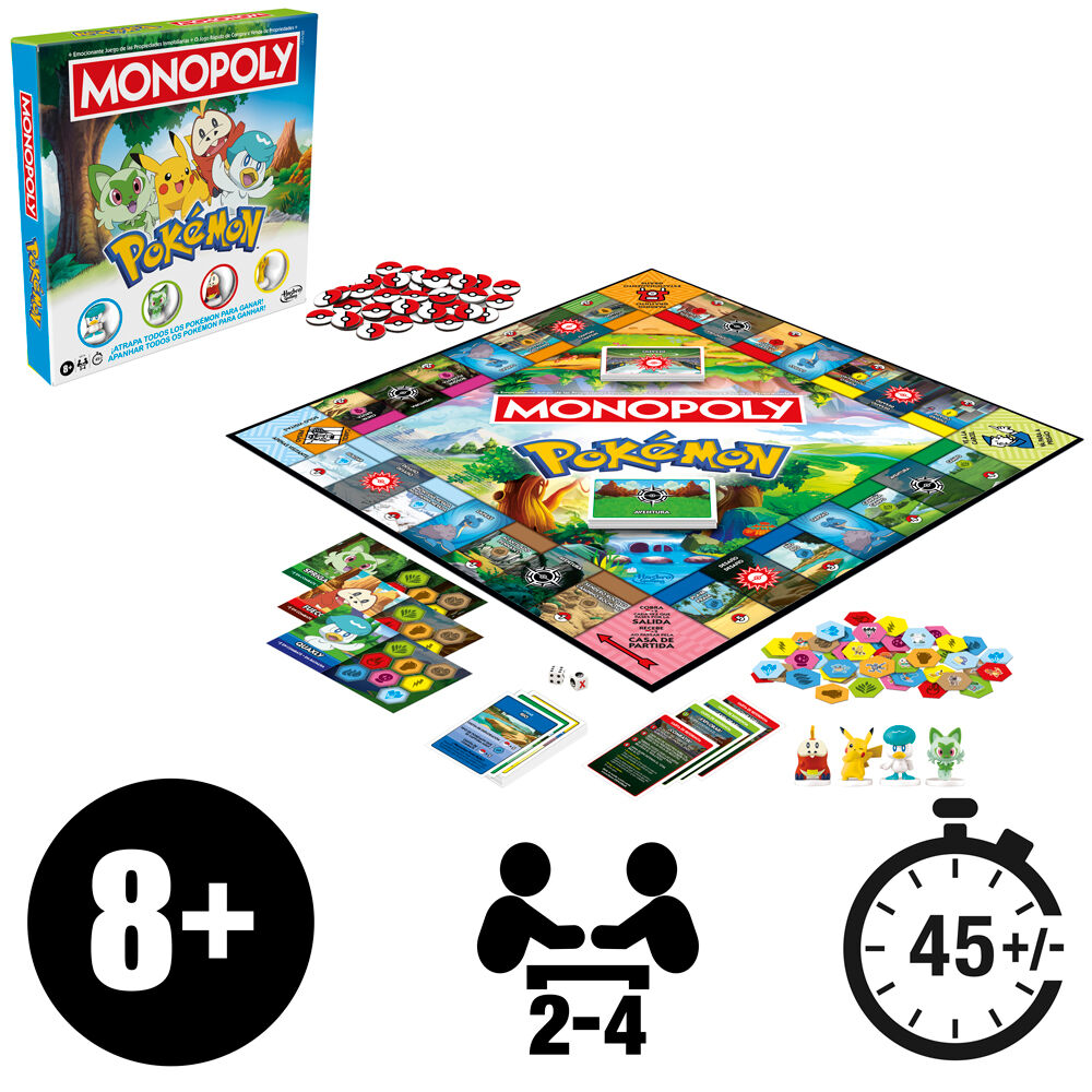 Imagen 6 - Juego Mesa Monopoly Pokemon Español