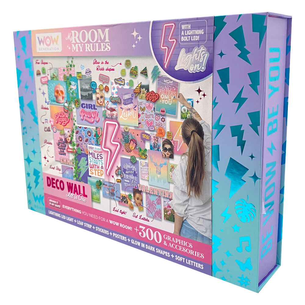 Imagen 8 - Kit Decoracion Luz Led + Graficos Y Accesorios Wow Generation