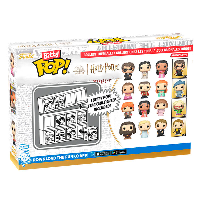 Imagen 3 - Blister 4 Figuras Bitty Pop Harry Potter Hagrid