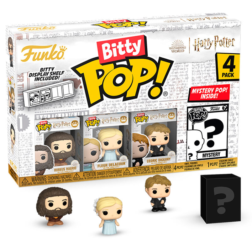 Imagen 1 - Blister 4 Figuras Bitty Pop Harry Potter Hagrid