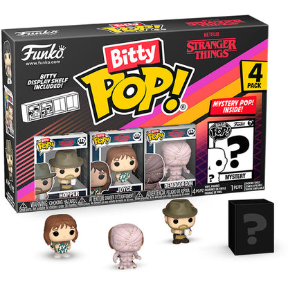 Imagen de Blister 4 Figuras Bitty Pop Stranger Things Hopper parte de nuestra colección en Espadas y más, sitio oficial.