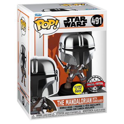 Imagen de Figura Pop Star Wars The Mandalorian Exclusive parte de nuestra colección en Espadas y más, sitio oficial.