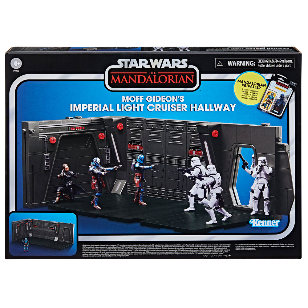 Imagen 5 - Playset Moff Gideons Imperial Light Cruiser Hallway + Figura Mandalorian Privateer Star Wars 9,5Cm