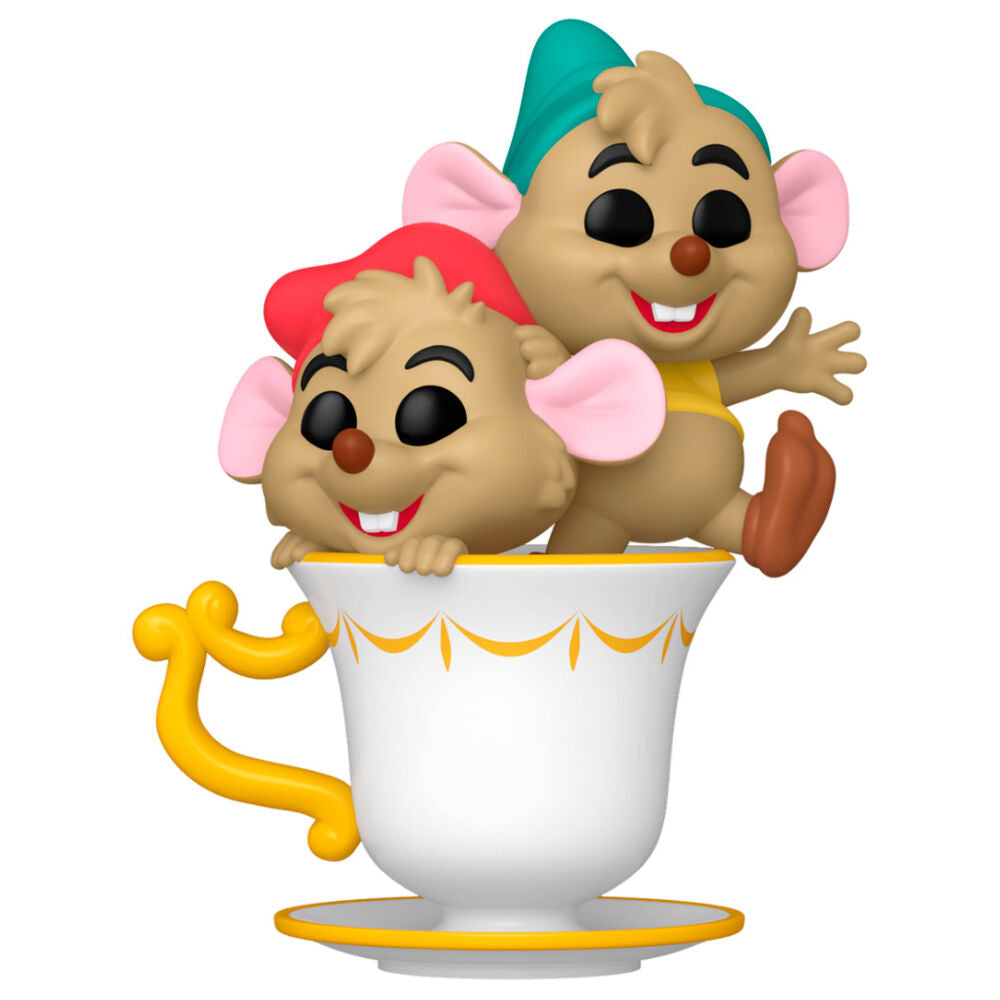 Imagen 2 - Figura Pop Disney Cenicienta Jaq & Gus