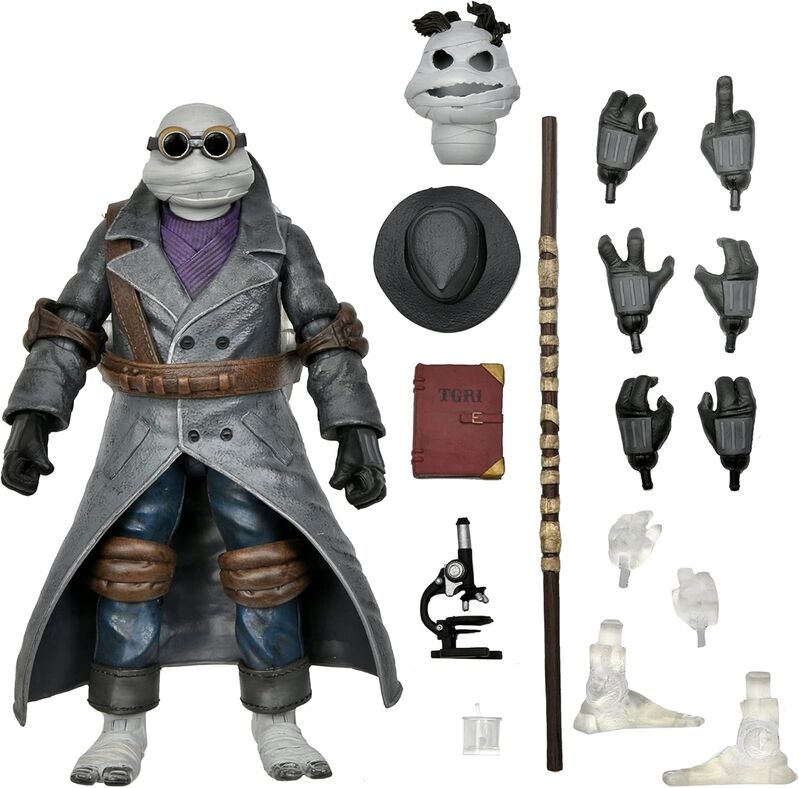 Imagen de Figura Ultimate Donatello Hombre Invisible Universal Monster Tortugas Ninja 18Cm parte de nuestra colección en Espadas y más, sitio oficial.