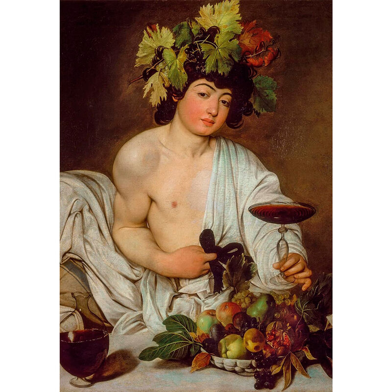 Imagen 2 de Puzzle Caravaggio Baco 1000Pzs
