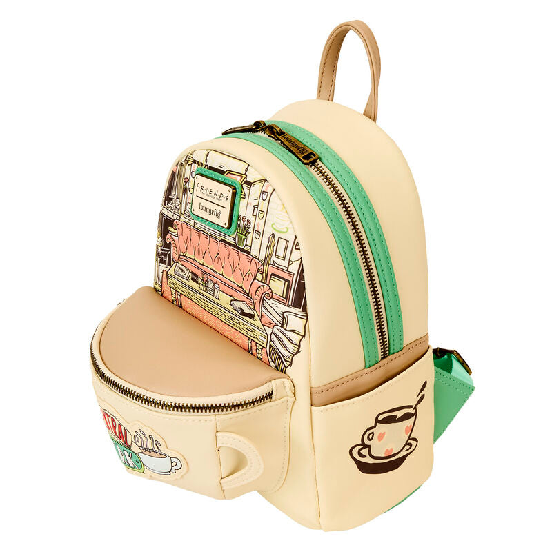 Imagen de Mochila Central Perk Friends Loungefly 26Cm parte de nuestra colección en Espadas y más, sitio oficial.